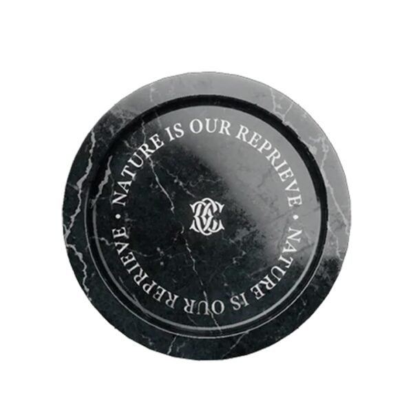 COMMUNE Single Black Marble Tray