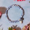 For Freedom Blue Floral Beaded Bracelet