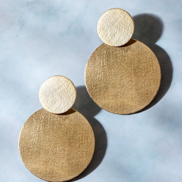 Boundless Gold Circle Drop Earrings