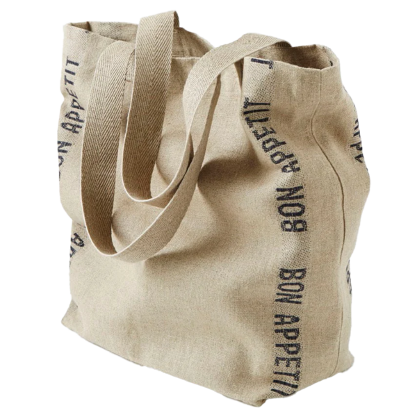 CHARVET ??DITIONS Bon Appetit Linen Bag