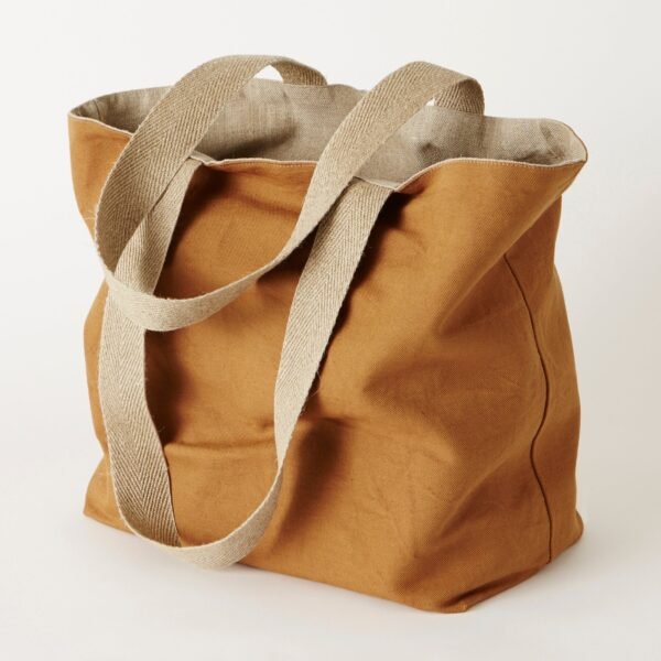 CHARVET ??DITIONS Reversible Vintage Linen Tote Bag