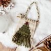 Woven Christmas Tree Ornament