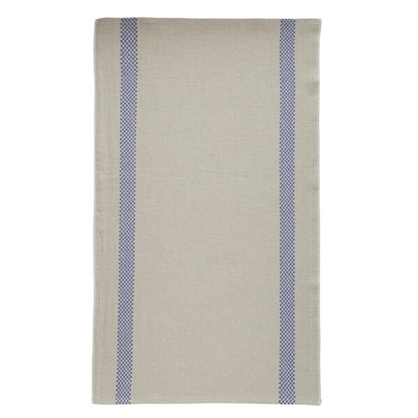 CHARVET ??DITIONS Lustucru Woven Check Linen Tea Towel
