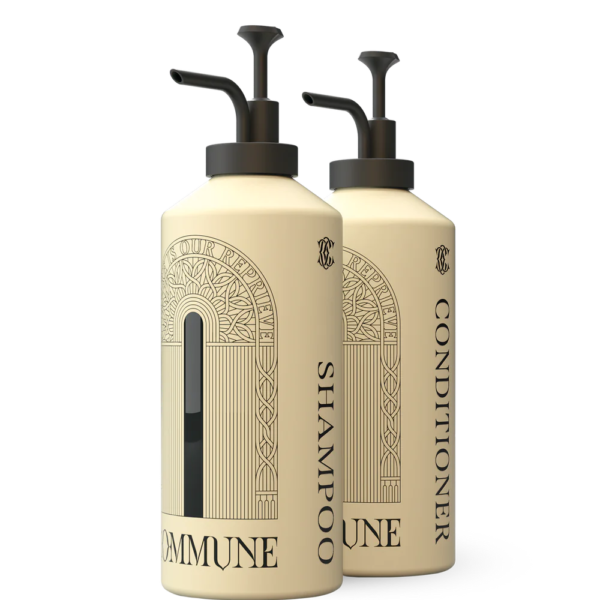 COMMUNE Seymour Shampoo & Conditioner Duo + Reusable Pumps 750ml